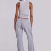 13 Grijze gemêleerde bootcut Monster Joggers