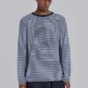 62 Stripe Navy-shirt met lange mouwen