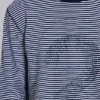 62 Stripe Navy-shirt met lange mouwen