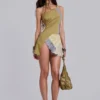 Adina mini-jurk met open rug