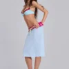 Alysa Airtex midirok in turkoois
