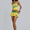 Amerela Airtex minishort