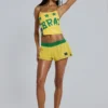 Amerela Airtex minishort