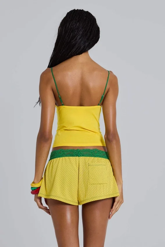 Amerela Airtex minishort