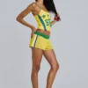 Amerela Airtex minishort