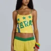 Amerela Airtex minishort