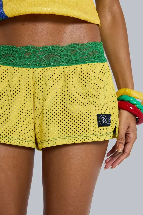 Amerela Airtex minishort