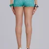 Ashlee mini-short van kant met stippen