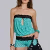 Ashlee Top met polkadot-kant