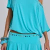 Azurae miniskort met studs
