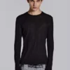 Black Mist-shirt met lange mouwen