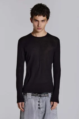 Black Mist-shirt met lange mouwen