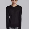 Black Mist-shirt met lange mouwen