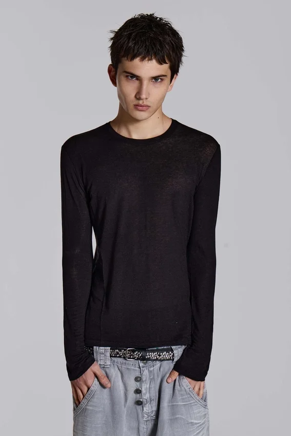Black Mist-shirt met lange mouwen