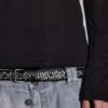 Black Mist-shirt met lange mouwen