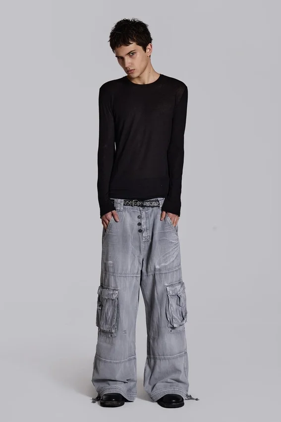 Black Mist-shirt met lange mouwen