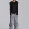 Black Mist-shirt met lange mouwen