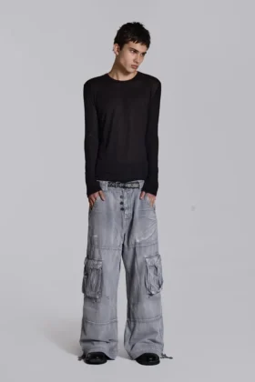Black Mist-shirt met lange mouwen