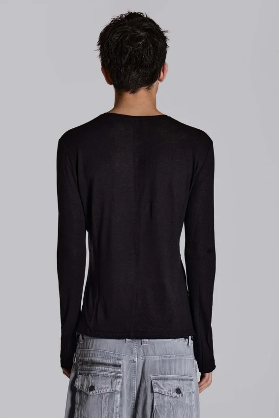 Black Mist-shirt met lange mouwen