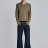 Blaue Jude Bootcut-Jeans