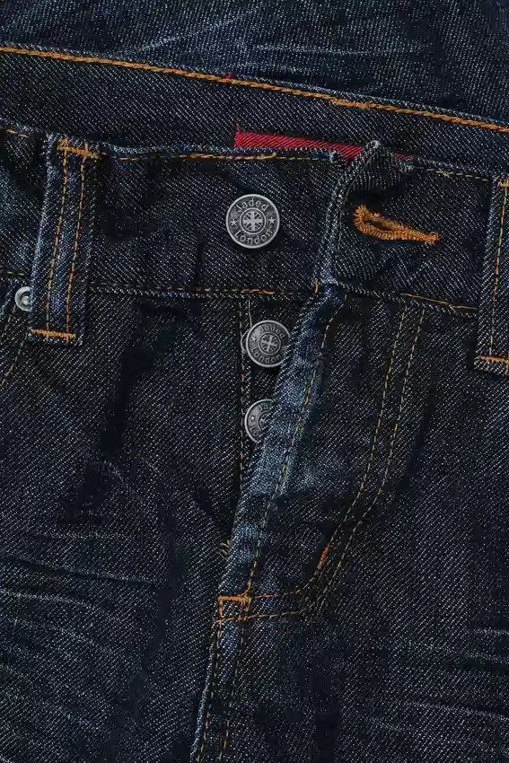 Blaue Jude Bootcut-Jeans