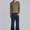 Blaue Jude Bootcut-Jeans