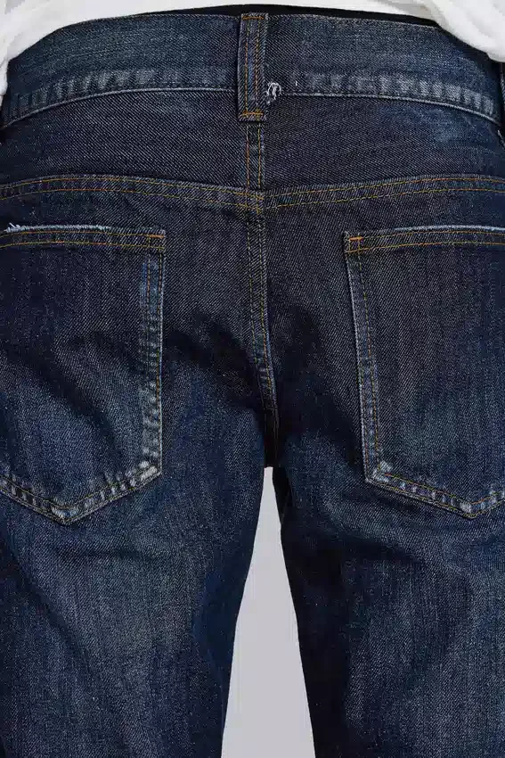 Blaue Jude Bootcut-Jeans