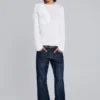 Blaue Jude Bootcut-Jeans