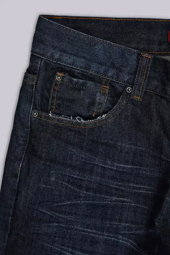 Blaue Jude Bootcut-Jeans