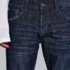 Blaue Jude Bootcut-Jeans