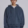 Blauwe sportieve, wijde Monster Hoodie