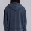 Blauwe sportieve, wijde Monster Hoodie
