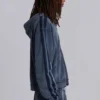 Blauwe sportieve, wijde Monster Hoodie
