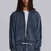 Blauwe sportieve, wijde Monster Hoodie