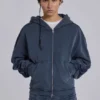 Blauwe sportieve, wijde Monster Hoodie