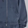 Blauwe sportieve, wijde Monster Hoodie