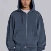 Blauwe sportieve, wijde Monster Hoodie