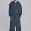 Blauwe sportieve, wijde Monster Hoodie