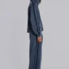 Blauwe sportieve, wijde Monster Hoodie