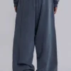 Blauwe sportieve, wijde Monster Joggers