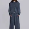Blauwe sportieve, wijde Monster Joggers