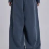 Blauwe sportieve, wijde Monster Joggers