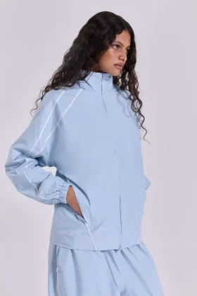 Blauwe Vapor-trainingsjas voor Tops