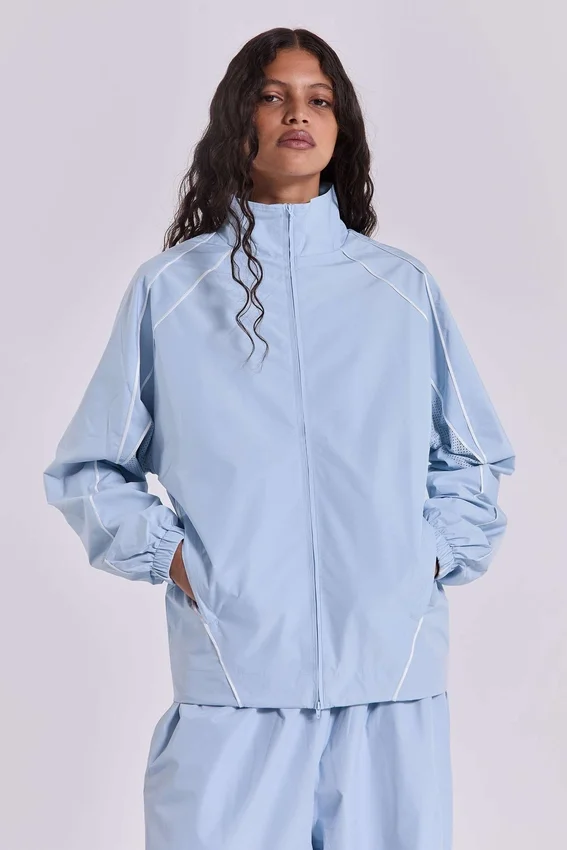 Blauwe Vapor-trainingsjas voor Tops