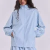 Blauwe Vapor-trainingsjas voor Tops