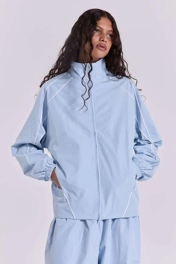 Blauwe Vapor-trainingsjas voor Tops