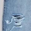 Blauwe vintage verweerde timmermansjeans
