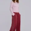 Bordeauxrode Hardcore Jewel Monster Joggers