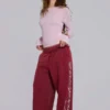 Bordeauxrode Hardcore Jewel Monster Joggers