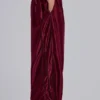 Bordeauxrode metallic Vapor-joggingbroek